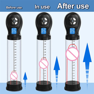 Masturbador Masculino Eléctrico Bomba de Pene con 6 Intensidades Modos de Succión Juguetes Sexuales para Entrenador de Pene Ayuda con Tamaño Más Grande - Product Image 3