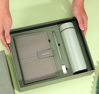 Ensemble cadeau de papeterie haut de gamme avec carnet, logo personnalisé, boîtes de luxe pour entreprise, pour le bureau