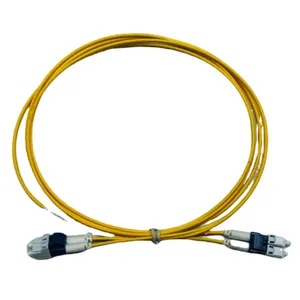 Serat optica Singlemode/Multimode simpleks/dupleks 3m 5m 10m disesuaikan konektor LC kabel patch serat optik dengan selubung luar