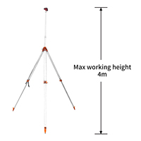 HT-01 bonne stabilité et qualité nivellement des terres trépied robuste 4M pour laser rotatif
