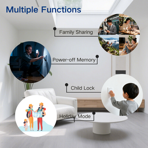 Thermostat intelligent WiFi Tuya, programmable, numérique, avec écran LCD, pour le contrôle de la température du <span class=keywords><strong>chauffage</strong></span> au sol (eau/électricité) et de la chaudière - Product Image 2