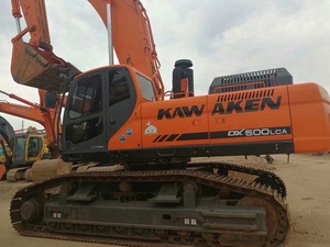 รถขุด Kawaken DX500LCA สีส้ม แบบตีนตะขาบ เครื่องจักรก่อสร้างมือสองจากเกาหลี เครื่องยนต์ มอเตอร์ ปั๊ม เกียร์ แบริ่ง - Product Image 2