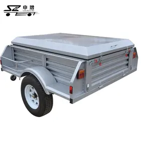 ขนาดเล็กปกคลุม enclosed cargo trailer สำหรับรถเดินทาง