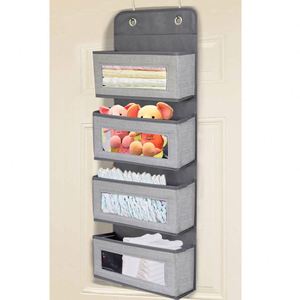 Organisateur de sacs à main suspendu à 6 poches pour armoire, sac de rangement transparent double face, le plus vendu - Product Image 6