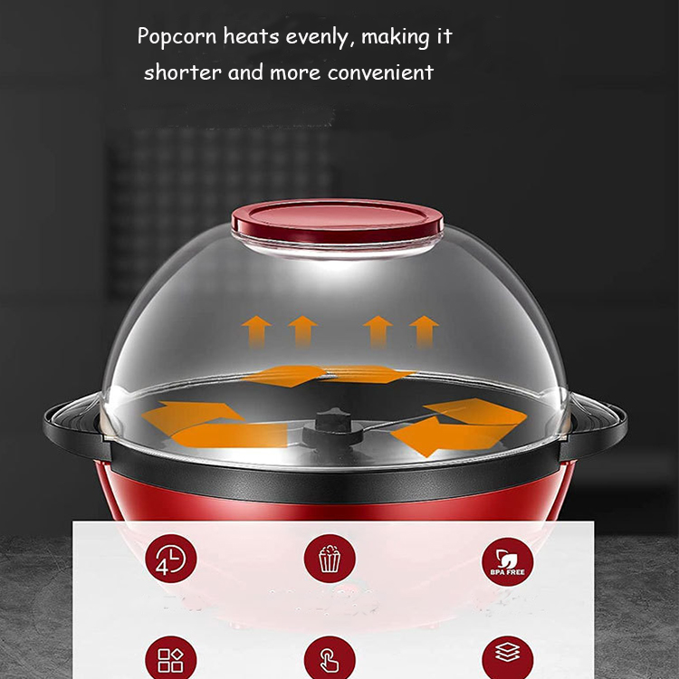 Mini Machine à Popcorn Nostalgia Air Chaud Rétro – Couleur Menthe, électrique