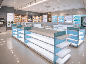 Custom Beauty Skincare Store Design Cosmetic <b>Display</b> <b>Cabinets</b> Modular Retail Fixtures Modern Minimalist Shop Interior Solution - Product Image 1