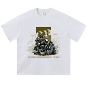 Wholesale Cotton Acid Wash Oversized Tshirt Custom Graphic Digital Print Vintage Heavyweight T Shirt for <b>Men</b> - Product Image 1