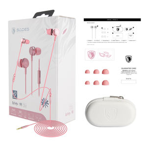 SADES Wings 10 pouces <span class=keywords><strong>Oreille</strong></span> Filaire 3.5Mm Écouteurs de Jeu Écouteurs Filaires Écouteurs avec Micro - Product Image 3