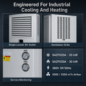 Aire Acondicionado Industrial de Pie de Baja Inversión con Voltaje y Capacidad Personalizados, Marca Privada OEM ODM para Ahorro de Energía - Product Image 2