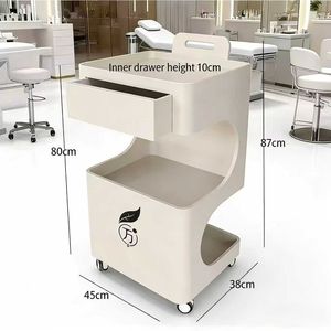 Tool <b>Cart</b> Customizable Logo With Drawers Barber Shop Hair salon High-end Beauty Trolley Beauty Salon Special Beauty Trolley - Product Image 6