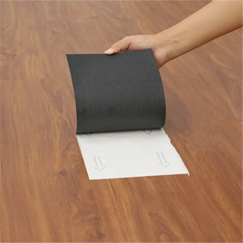 Aangepaste Vinyl Lijm Down Pvc Plastic Vloeren Plank Lvt Tegels Droog Back Zelfklevend Vinyl Vloeren