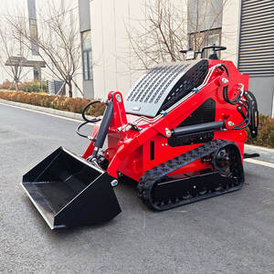 क्रॉलर मूविंग प्रकार गैसोलीन इंजन घटक कॉम्पैक्ट लोडर्स स्किड आगे मिनी स्किड लोडर - Product Image 3