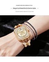 Montre à quartz BELBI pour femme, incrustée de diamants, avec bracelet en titane, résistante à l'eau 10m, bijoux de mode, vente en gros fabricant