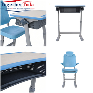 Bureaux d'école modernes et durables en métal et chaises ergonomiques pour <span class=keywords><strong>la</strong></span> sieste et le repos des élèves - Product Image 5