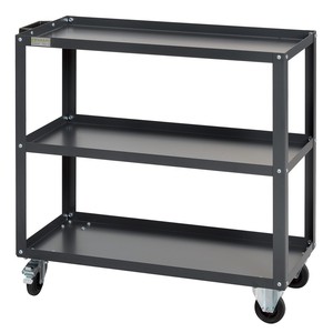 Fg 106 B <b>Tool</b> <b>Cart</b> 3 Shelf Metal Rolling Storage Utility <b>Cart</b> <b>For</b> Workshop Garage Use - Product Image 1