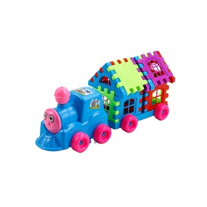 Bloque apilable para niños, colorido, partículas grandes y rompecabezas de jardín de infantes, juguetes educativos, juguete de construcción de aprendizaje - Product Image 1