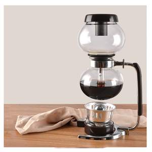 Cafetière à siphon moderne pour <span class=keywords><strong>3</strong></span> tasses, cafetière à vide écologique, pot à siphon à thé, machine à café contemporaine avec filtre - Product Image 6