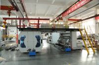 Machine d'impression flexographique économique CI avec rouleau anilox en céramique pour l'impression des fonds de gobelets en film PE et en papier