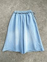 Short en coton délavé vintage de 7 pouces, qualité supérieure, ourlet vieilli, effet soleil, pour l'été, vente en gros