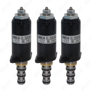 ELIC YN35V00048F1 KDRDE5K-31 30C50-122 Solenoide de Bomba Hidráulica para SK200-8/250/260-8/330/350-8 - Product Image 4