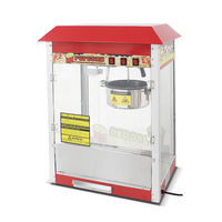 Máquina comercial de palomitas de maíz a gas de 8oz, Máquina Eléctrica de palomitas de maíz con aprobación CE, máquina automática de palomitas de maíz