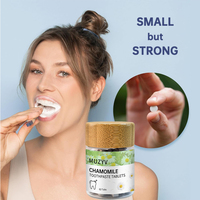 Comprimés dentifrice à la camomille douce personnalisés soins dentaires naturels à base de plantes onglets dentaires