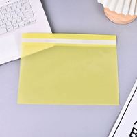 Carpeta de Anillas Transparente de PP A4, Colorida, de 320 Hojas Sueltas, con Clip de Encuadernación de Dos Orificios