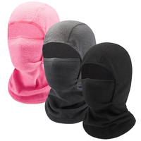 Cagoule polaire d'hiver pour enfants, masque facial complet chaud pour l'extérieur, bonnets de cyclisme et de ski, protection anti-froid pour les oreilles