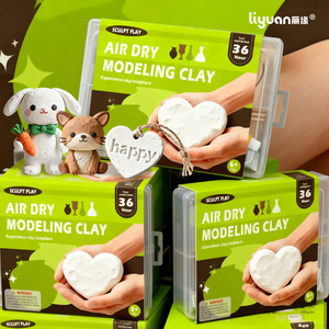 Kit de Arcilla para Modelar de 500g, Arcilla de Secado al Aire para Adultos, Arcilla para Cerámica Hecha a Mano, Arcilla Educativa No Tóxica para Niños, Set de Arcilla de Secado al Aire - Product Image 4