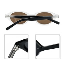 Nouvelles Lunettes de Soleil Rétro Ovales à Monture Complète pour Femme, Polarisées UV400, Idéales pour le Street Style sans Maquillage