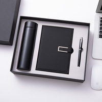 Conjuntos de regalos de promoción de lujo para hombres y mujeres con logotipo personalizado de oficina papelería de negocios corporativos navideños