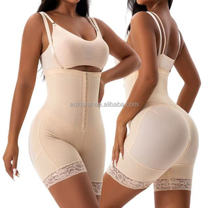 Quần lót định hình eo thoáng khí cho nữ, độ nén vừ<span class=keywords><strong>a</strong></span>, kiểm soát bụng, kiểu quần short, gen nịt bụng kiểu Colombia, dùng sau phẫu thuật - Product Image 1