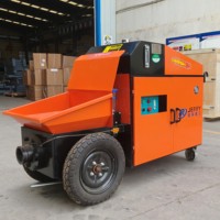 Pompe à béton électrique mobile de petite taille à haute efficacité pour le coulage de colonnes structurelles secondaires