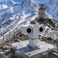 Cámara PTZ de Vigilancia Térmica Robusta de Largo Alcance Biespectral para Seguridad en Fronteras y Montañas