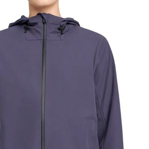 Veste de course athlétique de haute qualité, écologique, nouvelle arrivée, taille plus, imperméable, matelassée, à capuche, pour femmes - Product Image 2