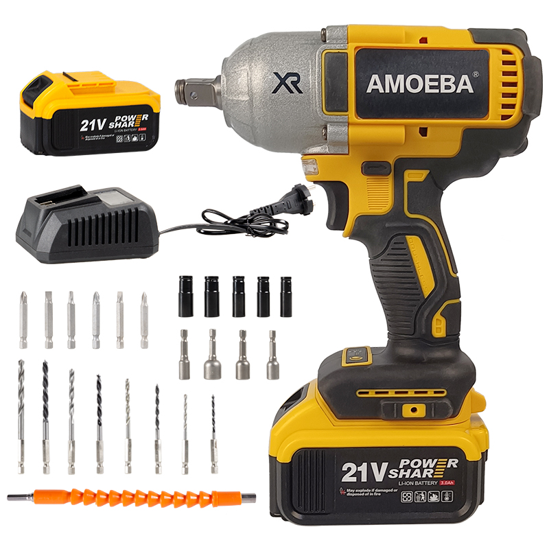 Ударный гайковерт с большим крутящим моментом и электрическим трещоткой