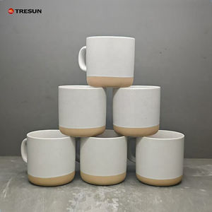 Mug en céramique personnalisé TRESUN pour mariage, gravure sur mesure, écologique, réutilisable, mug à café classique, base naturelle non émaillée pour - Product Image 4