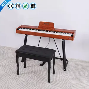 Piano listrik 88 tombol, instrumen musik keyboard midi piano elektronik profesional