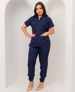 Para <span class=keywords><strong>Amazon</strong></span>, conjuntos de enfermera para mujeres americanas europeas, traje de trabajo, tela elástica, ropa de trabajo transfronteriza para uso profesional - Product Image 1