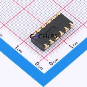 EDS06SNRNTR04Q DIP Switch Switch Single Pole Single Throw 6 2.54mm 25mA - Product Image 2