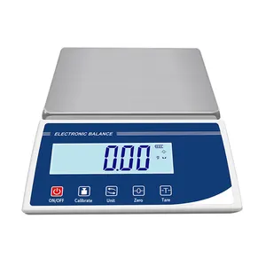 Balanza electrónica de alta precisión para pesaje de joyas, pantalla LCD Digital, 600g/0,01g, 2 unidades