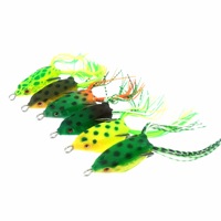 Leurre de pêche Thunder Frog en acier inoxydable, imitation grenouille, 3cm 4g, sans hameçons
