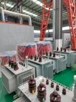Transformateurs électriques triphasés immergés dans l'huile à bobinage en cuivre haute tension 30kVA 50kVA 250kVA 315kVA 750kVA