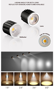 Módulo LED MR16 para Foco, TRI-CCT Conmutable 3000K/4000K/5000K, Módulo MR16 con Lente - Product Image 4