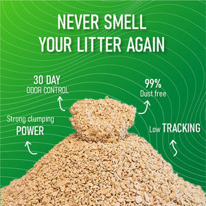 Lettiera per Gatti in Mais Naturale Biodegradabile Senza Polvere Agglomerante Forte Smaltibile Ecologica Controllo Odori all'Ingrosso - Product Image 3