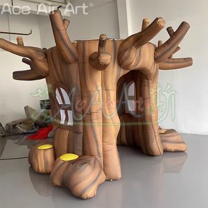 ต้นไม้อุโมงค์เป่าลมบ้านเทพนิยายสไตล์พองต้นไม้ตอไม้จำลองที่มี<span class=keywords><strong>สาขา</strong></span>สำหรับตกแต่งสวนและโฆษณา - Product Image 4