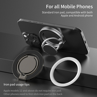 Nouveauté : Support de téléphone magnétique double face N52 ultra puissant, pliable et portable, compatible avec tous les supports métalliques