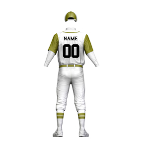 Premium Men's Softball Uniform Custom Team Jersey Integrated Belt Loop Double Layer Jersey & Pants Set - Product Image 6