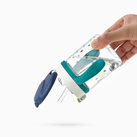 Bouteille d'eau potable colorée pour enfants sans BPA bouteille de paille d'eau pour enfants vente en gros