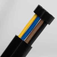 Couleurs personnalisées Tambour en bois Flexible cuivre grue palan contrôle câble plat câble feston câble Flexible
